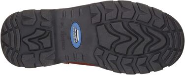 Чоловічі бойові черевики Skechers Workshire 43 EU, коричневі, з тисненням, шкіра