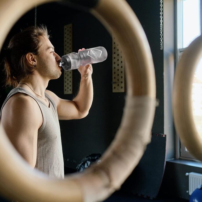 Тримач для пляшки на велосипед Gemful 750мл, BPA-free, для MTB, шосейних велосипедів, 4 шт (сірий)