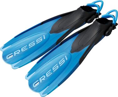 Ласти CRESSI Maui з EBS, довгі/короткі, для плавання і снорклінгу, унісекс, сині, розмір M/L (41-44 EU)