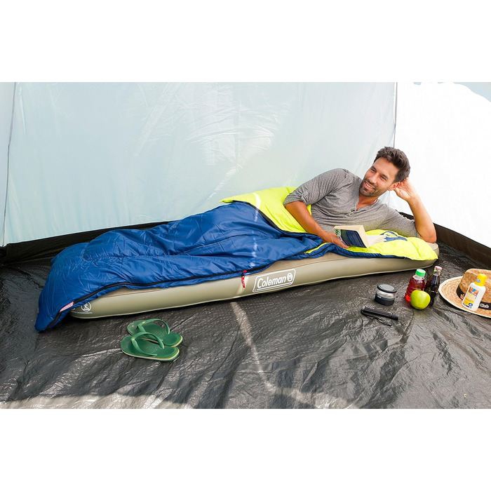 Сплячий мішок Coleman Heaton Peak 220, ковдровий, для кемпінгу, легкий літній, універсальний (Outdoor/Indoor)