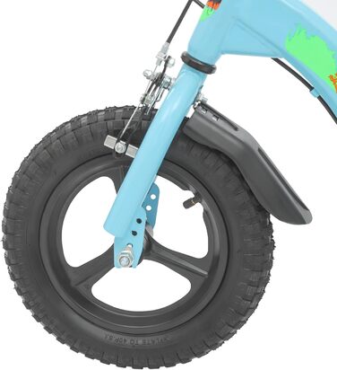Дитячий велосипед 12 дюймів з підставками та пляшкою для води, регульований по висоті, для дітей 2-5 років (синій)
