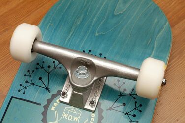 Скейтборд MOB Bee 8.25, 32x8.25 дюймів, 7 шарів клену, для підлітків, дорослих, новачків і профі, повністю зібраний, синій