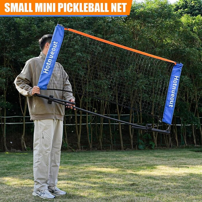 М'яка міні-сітка для піклболу 5FT, портативна для гри та тренувань. Підходить для вулиці, приміщень, допоможе у відпрацюванні навиків.