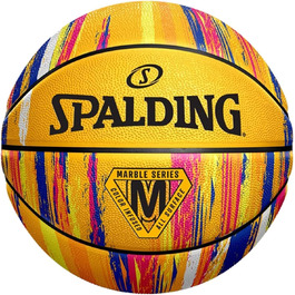 Баскетбольний м'яч Spalding Marble 7, жовтий, унісекс