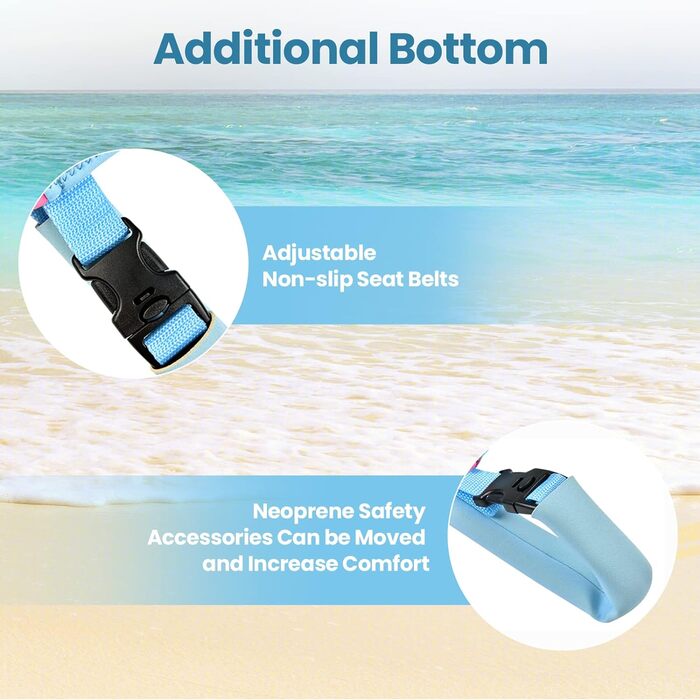 Дитяча жилетка для плавання Kinder, допомога у плаванні, для дітей 1-6 років, з регульованими ремінцями безпеки KS-GB 1-3