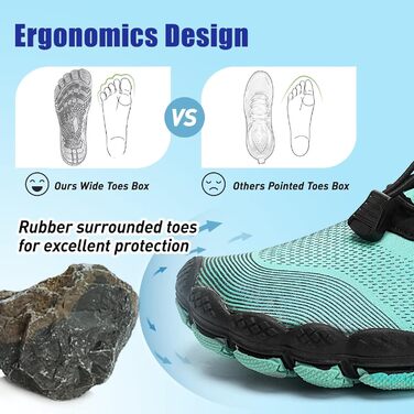 Взуття для плавання Mabove для жінок та чоловіків: шльопанці для плавання, пляжні шльопанці, шльопанці для водних видів спорту, розмір 37 EU, зелені