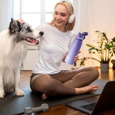 Термос-бутилка Fjbottle з нержавіючої сталі для води та напоїв, з магнітною кришкою, 1л/800мл/600мл/400мл/1500мл, без BPA, герметична, для дітей, газованих напоїв, школа, спорт, фітнес
