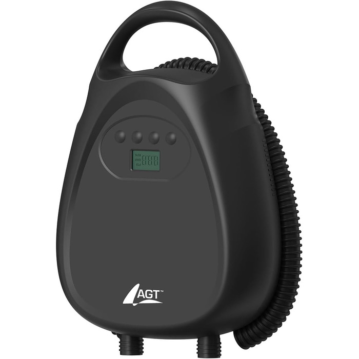 Електрична акумуляторна повітряна помпа для SUP-дошок AGT, 70 л/хв, 12 В, 1,38 бар/20 psi