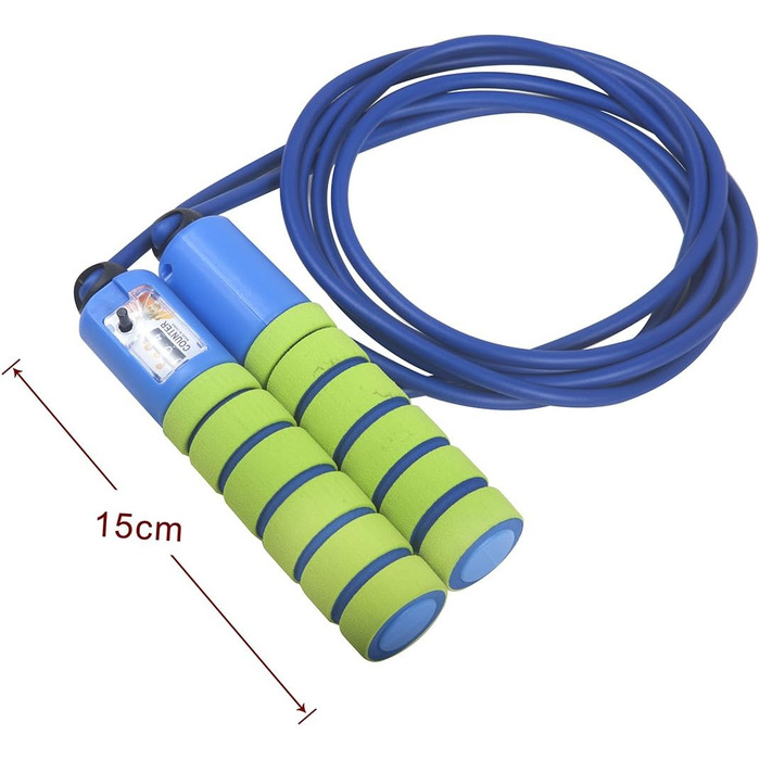 Стрибковий скакалка Browill з лічильником, зручними та антиковзними ручками, світлом для фітнесу, кросфіту, боксу та тренувань