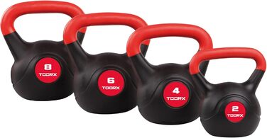 TOORX Гиря 6 кг з ПВХ покриттям для фітнесу