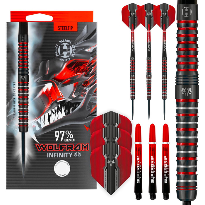 Дротики Harrows Wolfram Infinity 97% вольфрам сталевий наконечник