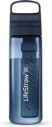 Пляшка LifeStraw Go з фільтром для води, BPA-free, для подорожей та щоденного використання, очищає від бактерій, паразитів, мікропластику, покращує смак