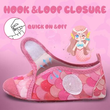 Дитячі шльопанці WateLves для плавання та відпочинку на пляжі - рожеві, 32/33 EU