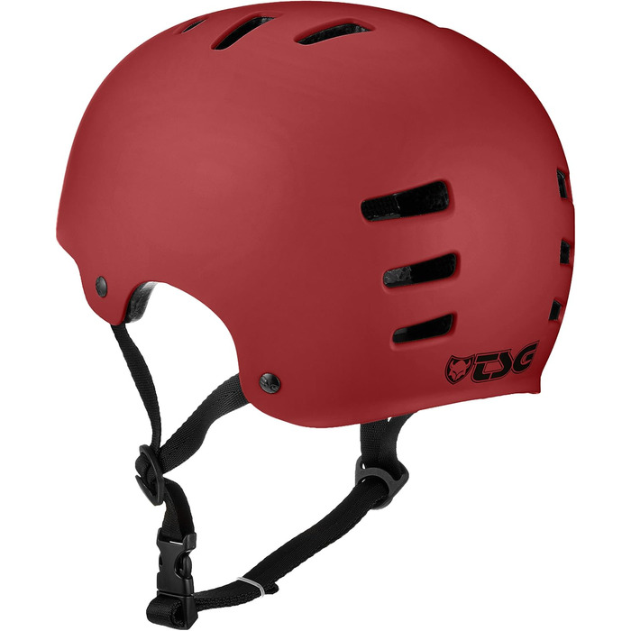 Шолом для BMX/Дьорт TSG Evolution, сатиновий бордовий, S/M