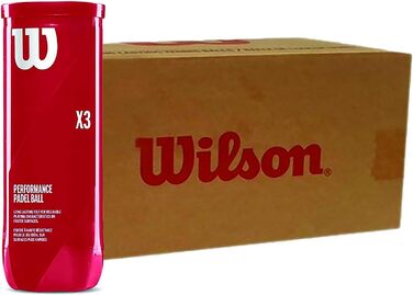 М'ячі для паделю Wilson X3 Box (24 туби по 3 м'ячі)