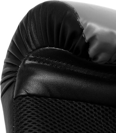 Набір для тренувань Everlast Prospect 2 (Червоний/Золотий) з боксерськими рукавичками 8oz, захисними накладками та шоломом – Зручний та захисний комплект для MMA, єдиноборств та кікбоксингу – Оригінальна екіпіровка Everlast BLACK/GREY 6OZ