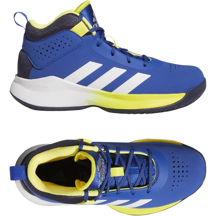 Дитячі кросівки adidas Cross Em Up 5 K Wide (Не для футболу) 37 1/3 EU, Синій