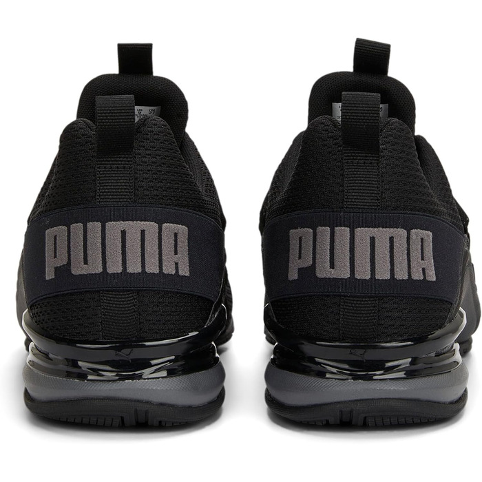 Кросівки PUMA Axelion Graphic для чоловіків (44.5 EU, чорний, темно-сірий)