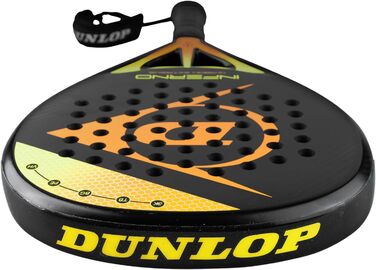 Падель ракетка Dunlop Inferno Carbon Extreme, жовто-помаранчева
