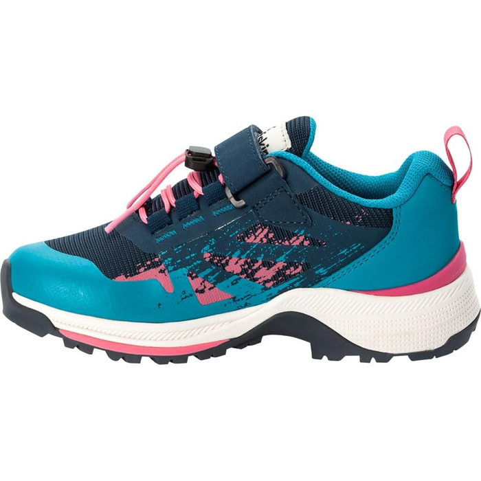 Черевики туристичні Jack Wolfskin Vili Hiker Texapore Low для дітей, 34 EU, Dark Sea