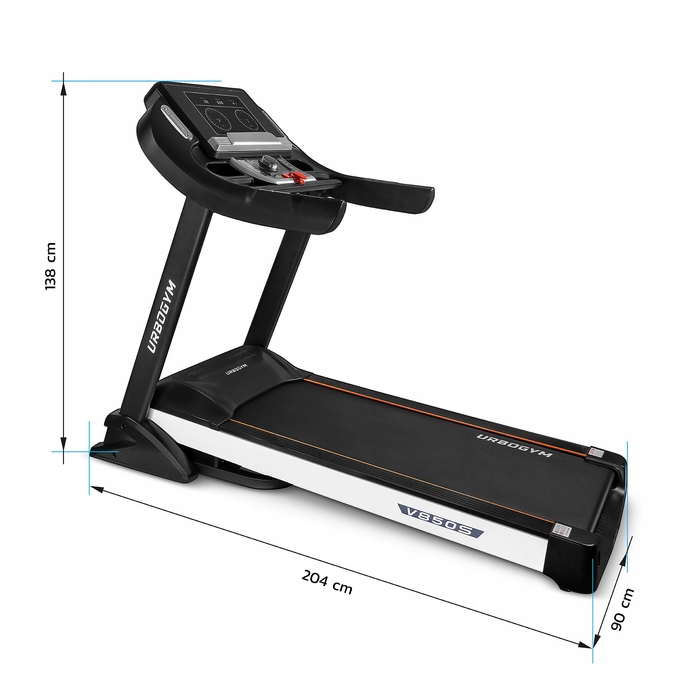 Електрична бігова доріжка Urbogym V850S (до 150 кг)