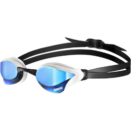 Окуляри для плавання Arena Cobra Core Swipe Mirror, сині/білі, універсальний розмір