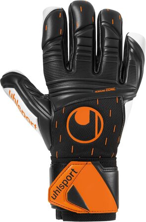 Воротарські рукавички Uhlsport Speed Contact Supersoft HN, унісекс, розмір 10, чорні/білі/помаранчеві
