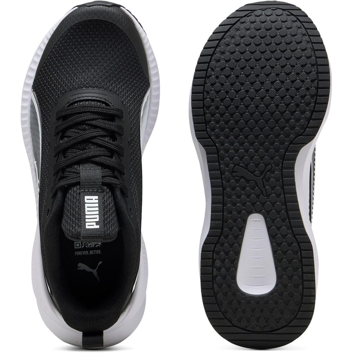 Дитячі кросівки PUMA Flyer Lite 3 Jr - чорно-білі, 37.5 EU