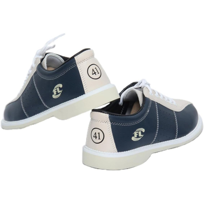 Взуття для боулінгу VEACAM для чоловіків та жінок, фітнес-тренажер, модне, зручне спортивне взуття для правші та лівші, початківців (32 EU, блакитний)