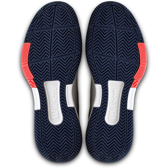 Тенісні кросівки Wilson Courtglide Herren білі/блакитні/коралові, розмір 49 1/3
