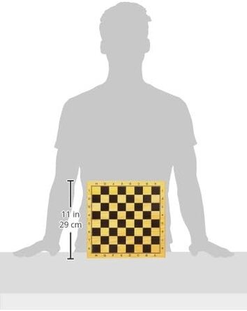 Шахи Engelhart з берези - Класична настільна гра для 2 гравців - 32 фігури, король 77 мм - для початківців, від 6 років