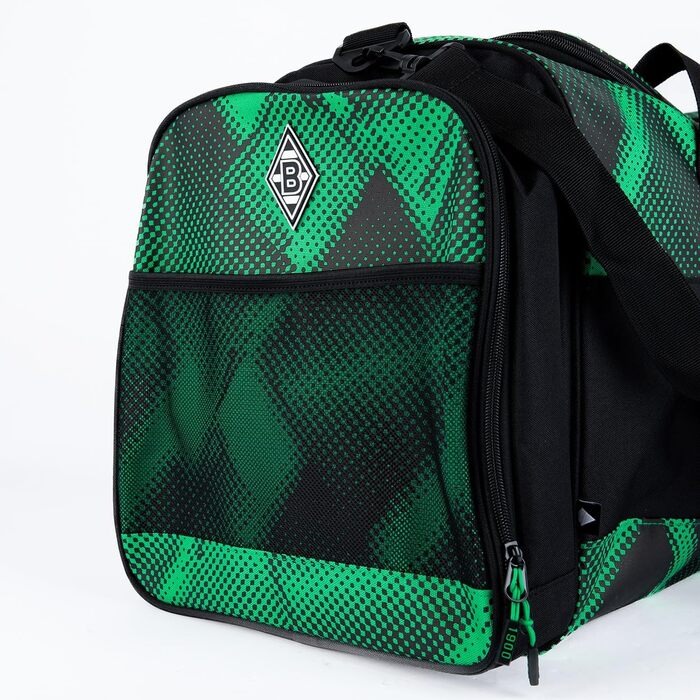 Спортивна сумка Borussia Mönchengladbach 'Performance' зелена — офіційний фан-мерч, тренувальна сумка з логотипом клубу