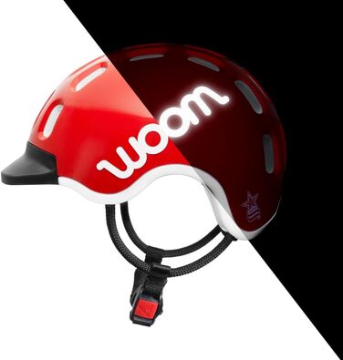 Дитячий велосипедний шолом woom з візором, регульований, захист від ударів, для хлопчиків і дівчаток