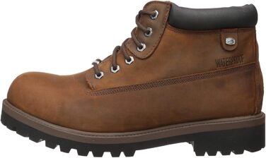 Черевики Skechers Sergeants Verdict 4442 DSCH, чоловічі, коричневі, водонепроникні, шкіра Crazyhorse