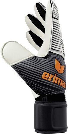 Воротарські рукавички Erima Skinator Hybrid Training 11 чорні/білі/помаранчеві