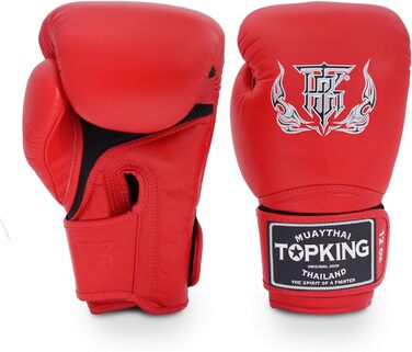 Боксерські рукавички Top King Muay Thai Super Air 12oz, червоні