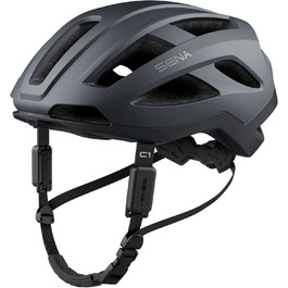 Смарт-шолом Sena C1 з Bluetooth, інтегрованою гарнітурою для музики, GPS та дзвінків, матовий сірий, розмір L
