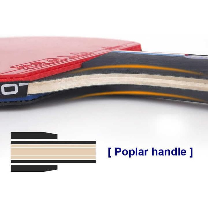 Набір для настільного тенісу LOKI з сіткою та м'ячами 3 зірки - Преміум ракетки з ITTF-сертифікацією - Розсувна сітка - Сумка для перенесення