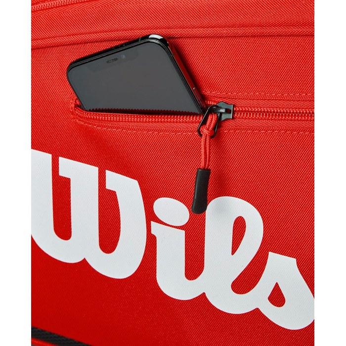 Сумка для падельних ракеток Wilson Tour, до 6 штук, червона