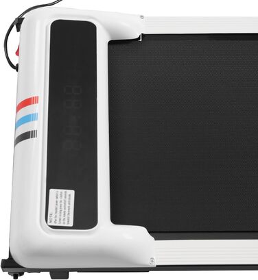 Бігова доріжка Walking Pad 2 в 1 для дому, з пультом, LCD-дисплеєм, для фітнесу під стіл, біла