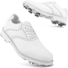 Жіночі гольф-кеди з шипами, водонепроникні, для гольфу, білі, розмір 40 EU