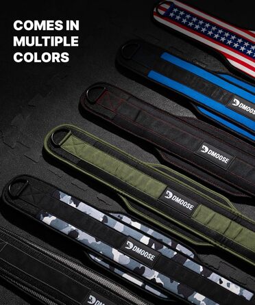 Пояс для важкої атлетики DMoose Dip-Gürtel зі сталевою ланцюгом 36' - для підтягувань та присідань, пояс для чоловіків та жінок, з неопреновою підтримкою, чорний