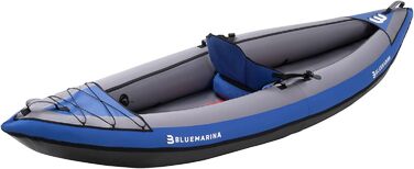 Надувний каяк Bluemarina Samoa для 1-3 осіб з веслом, насосом і сумкою – універсальний водний човен для риболовлі та відпочинку
