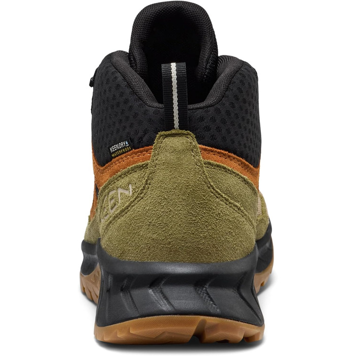 Чоловічі трекінгові черевики KEEN Hightrail Mid Waterproof, 40.5 EU, колір Сафарі Чорний