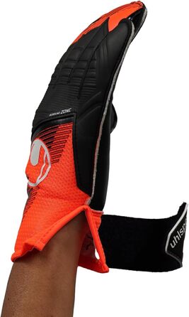 Воротарські рукавички Uhlsport Starter Resist+ для юніорів, унісекс, флуоресцентно-оранжеві/чорні/білі, футбольні