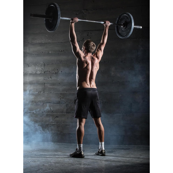 Шорти чоловічі спортивні Baumwolle (2 шт.) чорний/світло-сірий (S, хакі)