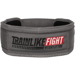 Пояс для важкої атлетики TRAINLIKEFIGHT, функціональний, для фітнесу, зі стійкою підтримкою попереку, синій Cookie Blue