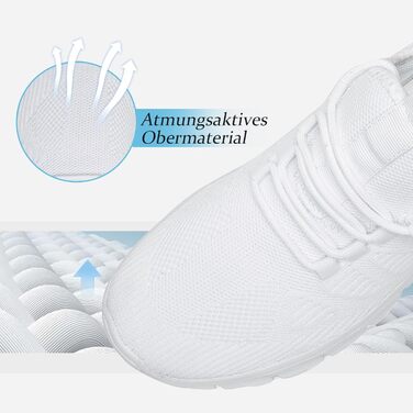 Жіночі кросівки: спортивні, для бігу, фітнесу, тенісу, туризму та відпочинку. Розмір 40 EU, білий колір