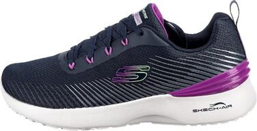 Кросівки Skechers Skech-air Dynamight Winly для чоловіків (35.5 EU, сітчасте синє полотно з фіолетовою окантовкою)