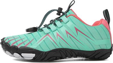 Дитячі босі кросівки для хлопчиків та дівчаток, дихаючі, неслизькі, легкі спортивні кросівки для ходьби та бігу, розмір EU 26-40 (40 EU, Зелений)